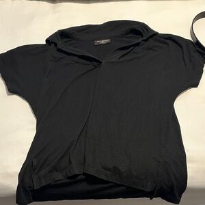 Lane Bryant Black Button Down Shirt